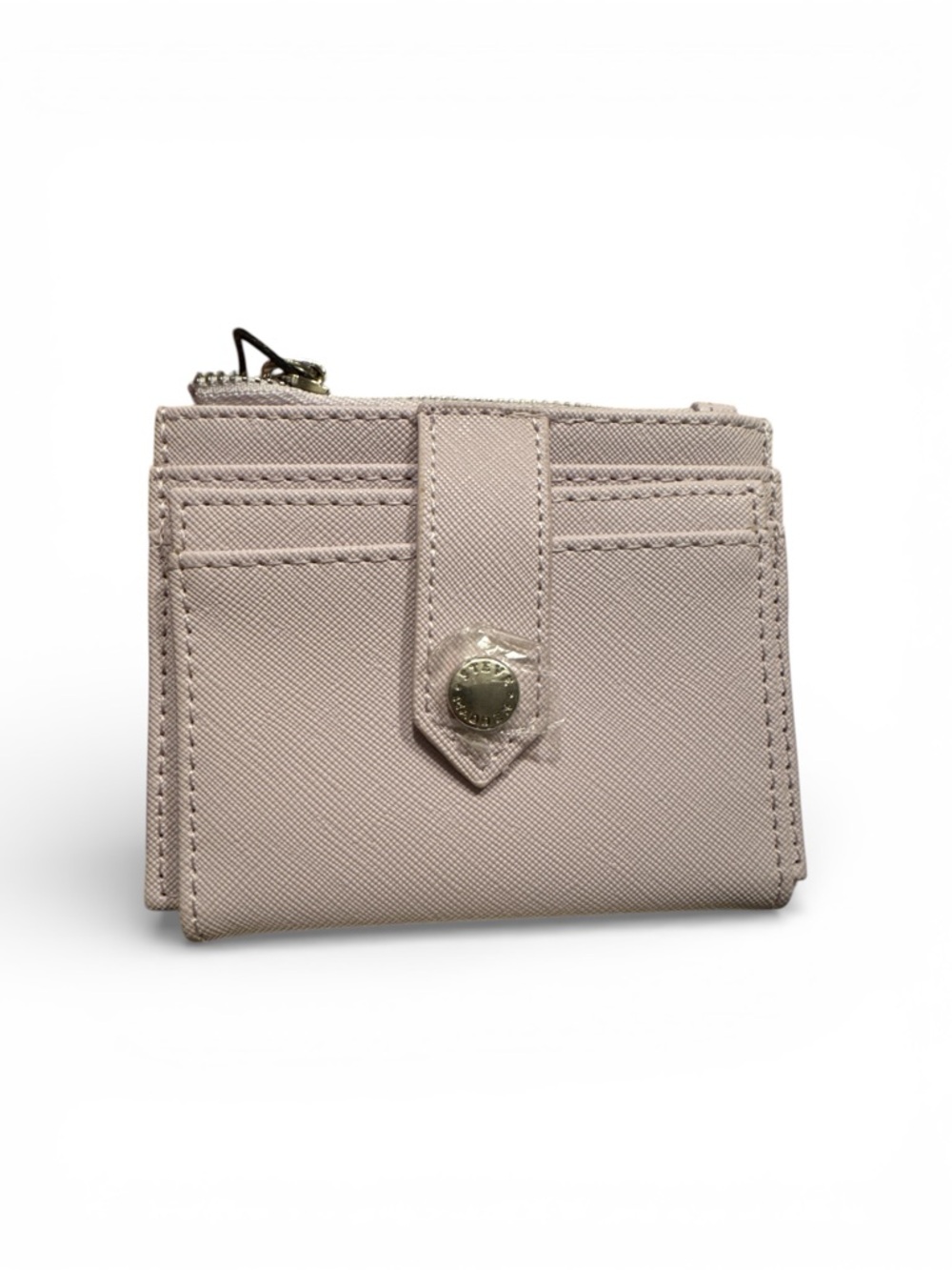 Steve Madden Light Lavender Compact wallet card Holder with ID Window